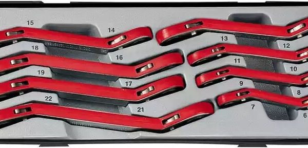 FORCE 8PCs Offset Ratchet Ring Spanner 6-22mm