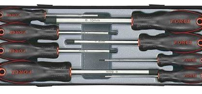 FORCE 8PC HEX SCREWDRIVER SET