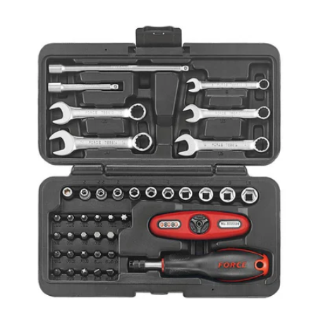 FORCE 41PC 1/4"DR. COMBINATION SET