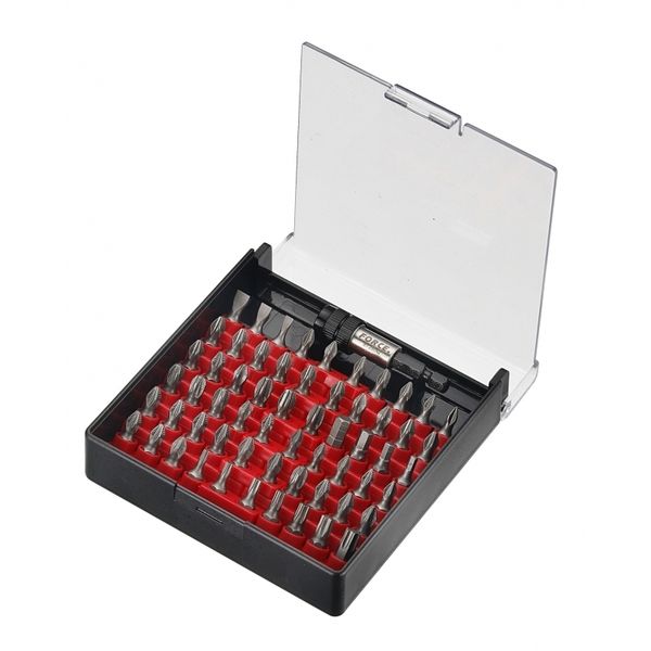 FORCE 61PC 1/4" BIT SET 25MML