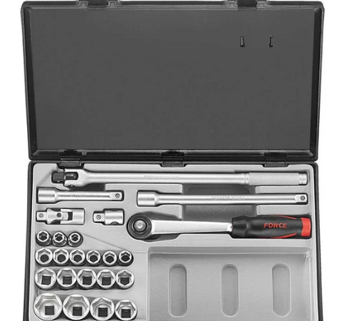 FORCE 24PC 1/2"DR. CABINBOX MAIN 6PT. SET (10-32MM)