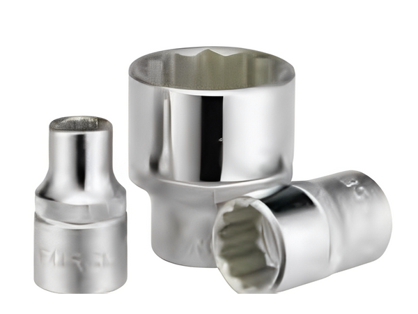 FORCE 3/8"DR. 12PT. FLANK SOCKET 25/32" 30MML