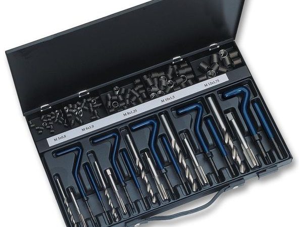FORCE 130PC THREADED COIL-INSERT REPAIR KIT