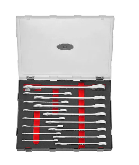FORCE 15PC REVERSIBLE RATCHET WRENCH SET (8-24MM)