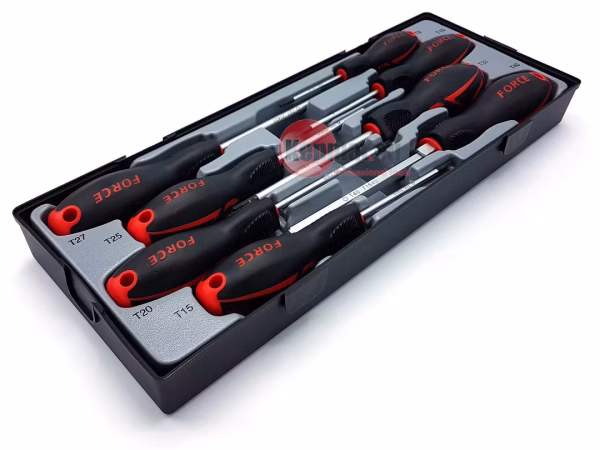 FORCE 8PC STAR TAMPERPROOF SCREWDRIVER SET T8H-T40H