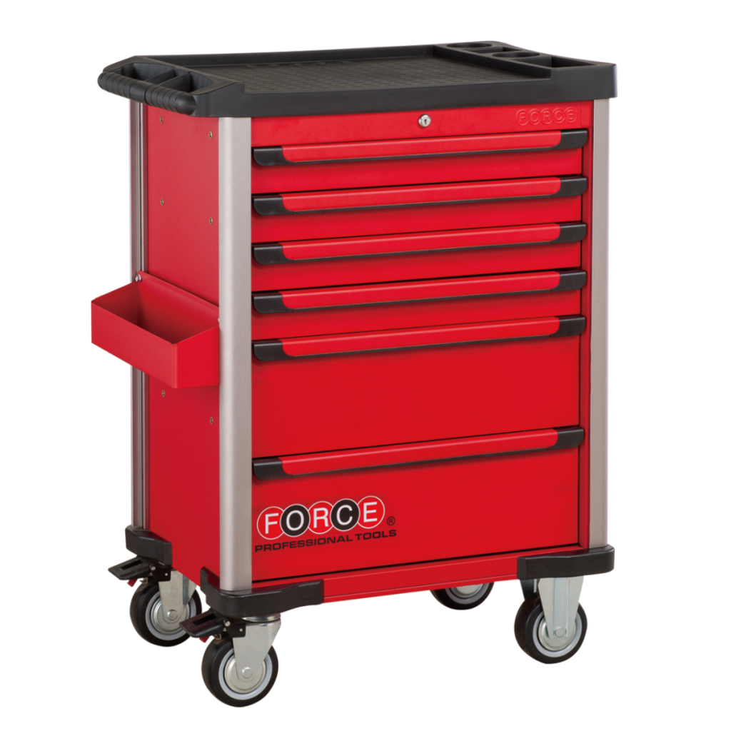 Practical 6-drawer trolley