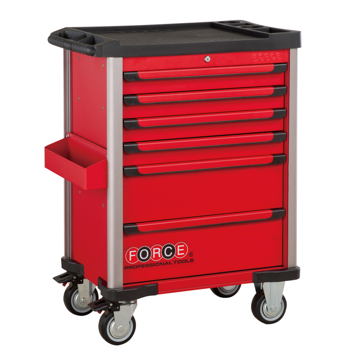 Practical 6-drawer trolley