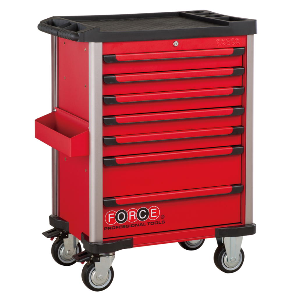 Practical 7-drawer trolley