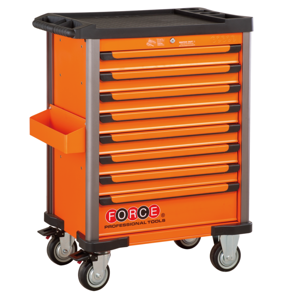 Practical 8-drawer trolley