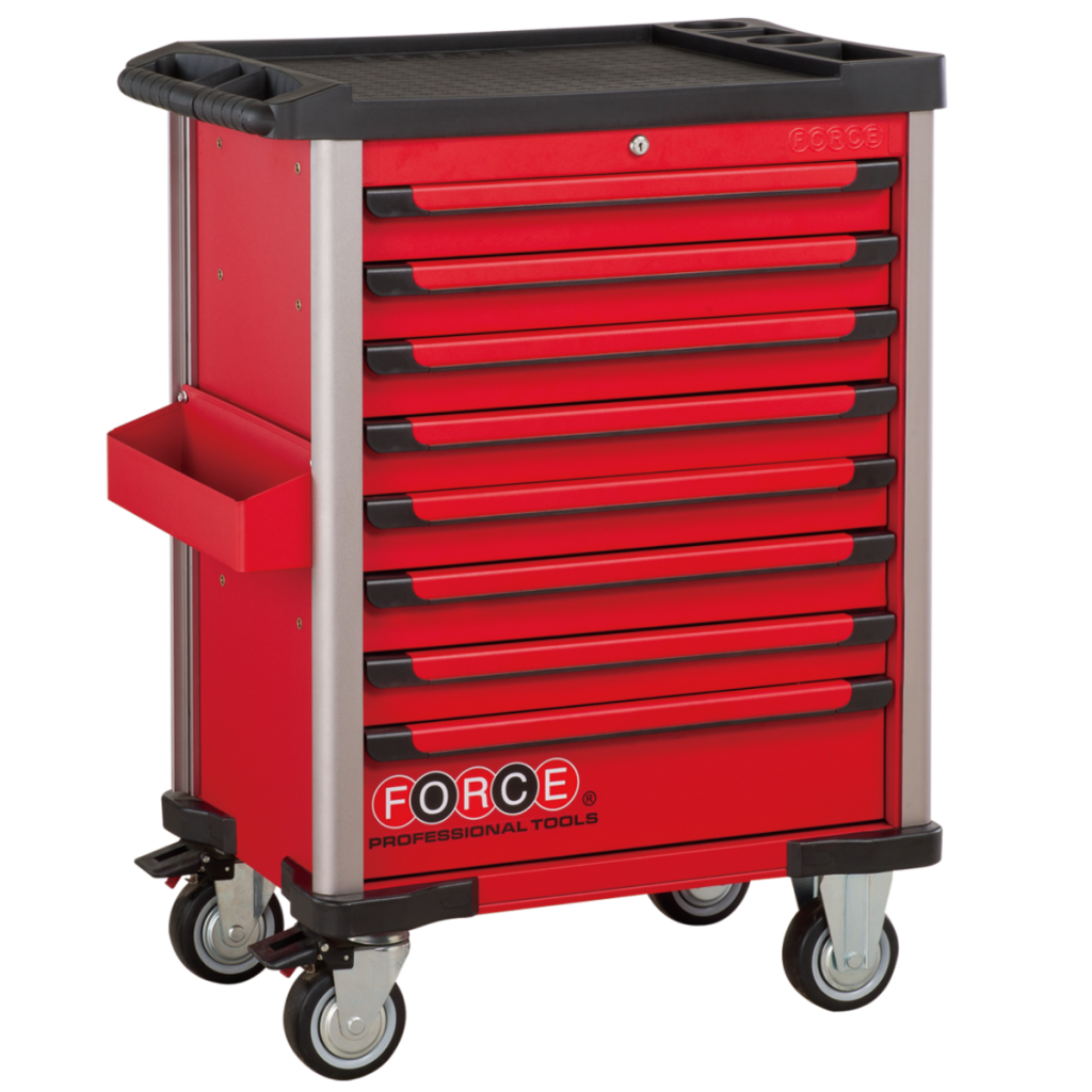 Practical 8-drawer trolley