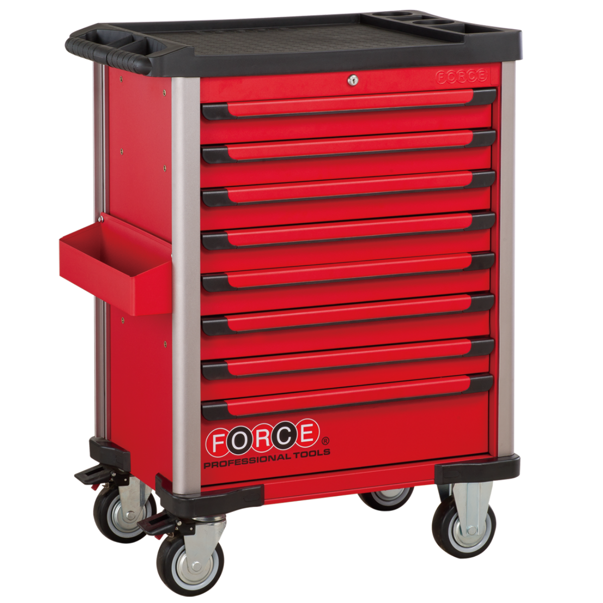 Practical 8-drawer trolley