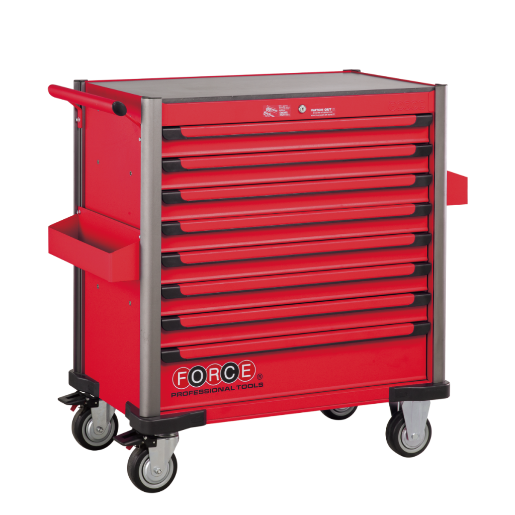 Practical 8-drawer jumbo trolley