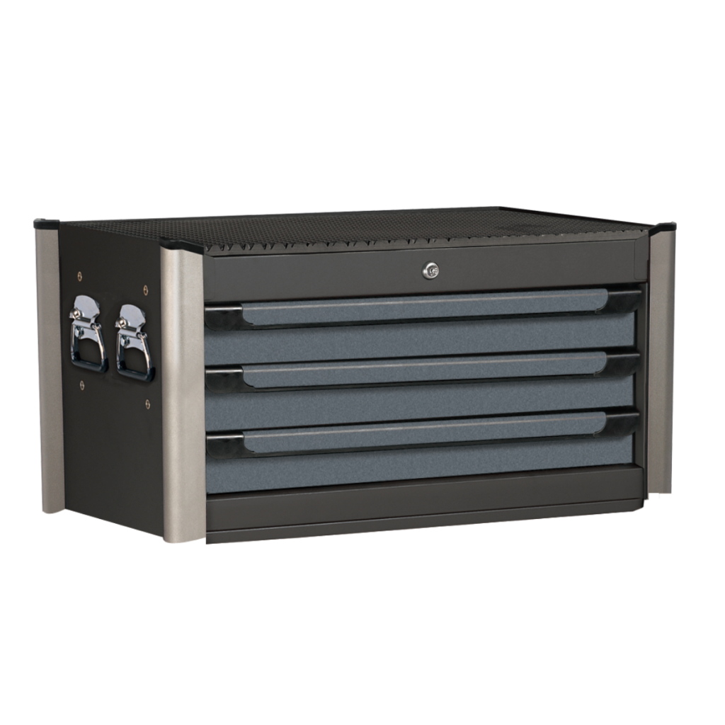 Practical 3-drawer jumbo tool box