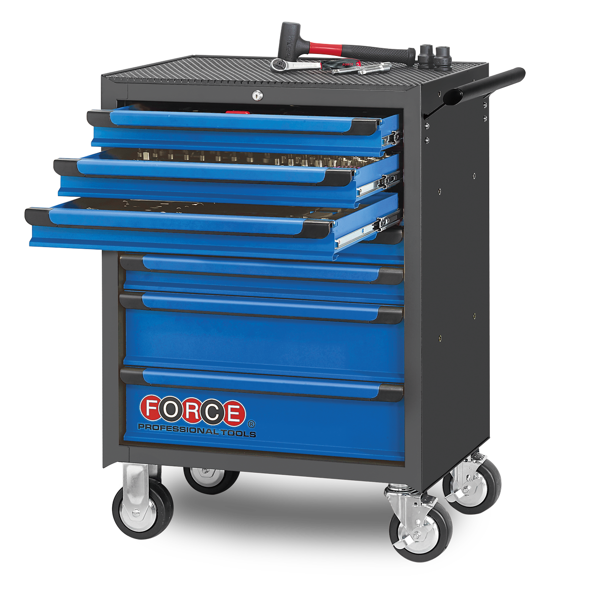 Basic 7-drawer trolley