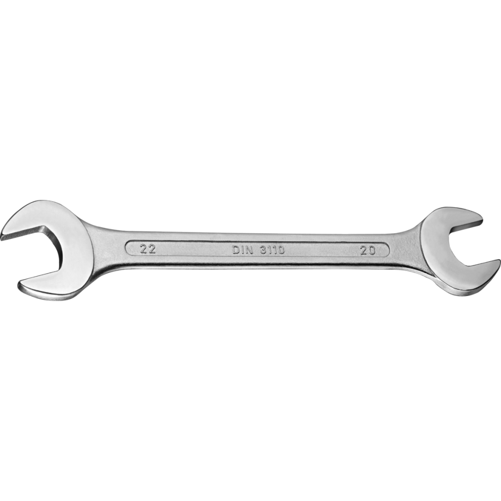 DOUBLE OPEN END SPANNERS - Recessed Panel
