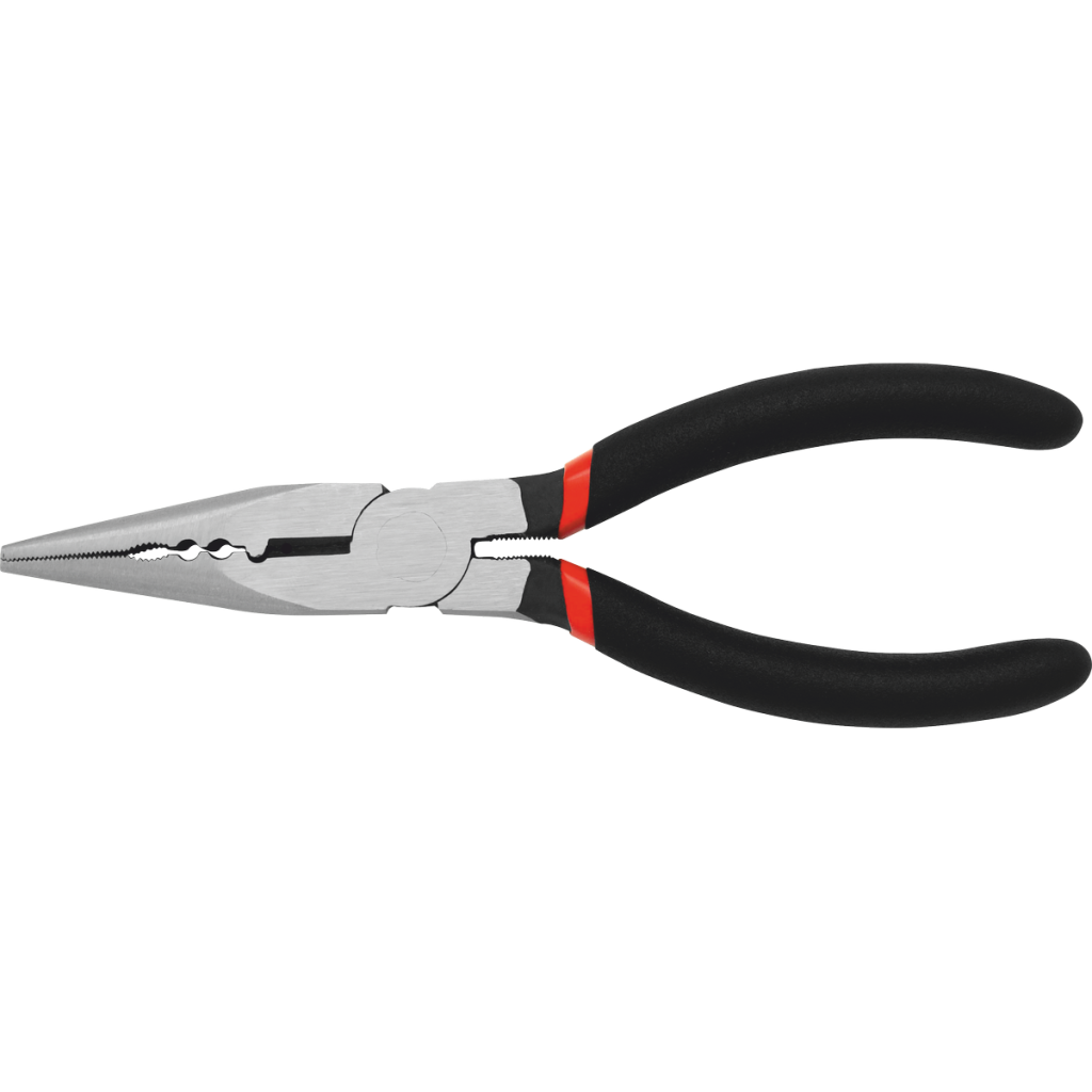 LONG NOSE PLIERS WITH CRIMPER
