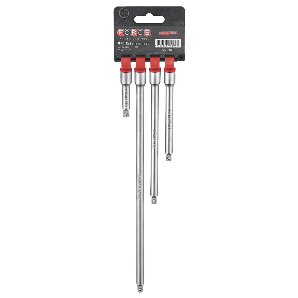 4pc 1/4"DR. Extension set