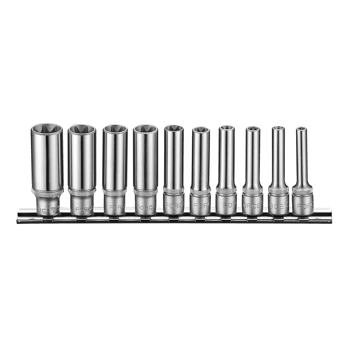 10pc 1/4"DR. Star deep socket set