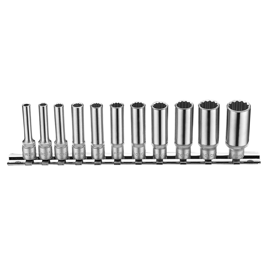11pc 1/4"DR. Deep socket set (SAE)