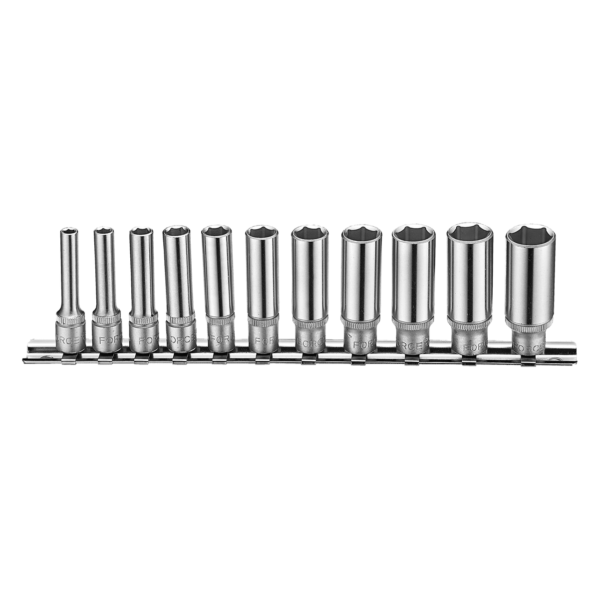 11pc 1/4"DR. Deep socket set