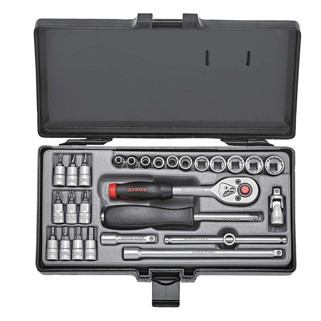 27pc 1/4"DR. Socket combination set