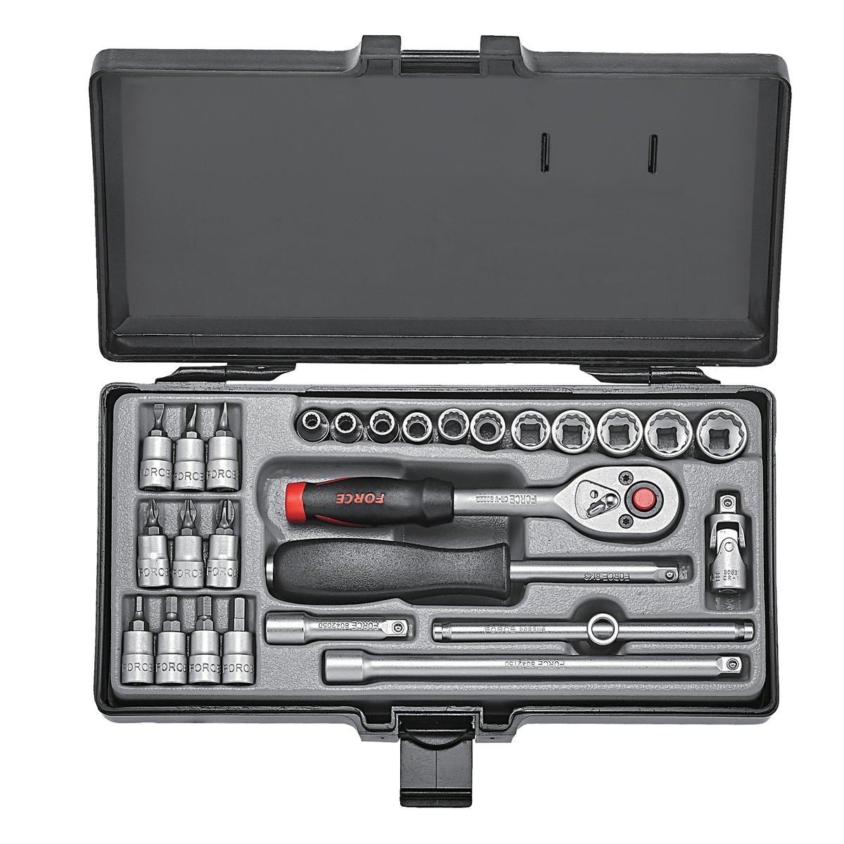 27pc 1/4"DR. Socket combination set