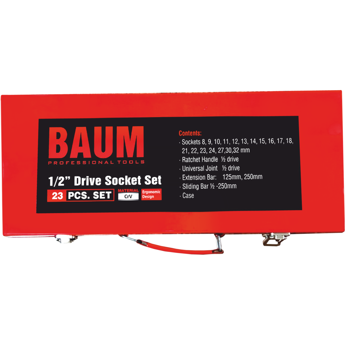 1/2" DRIVE 23 PCS SOCKET SET