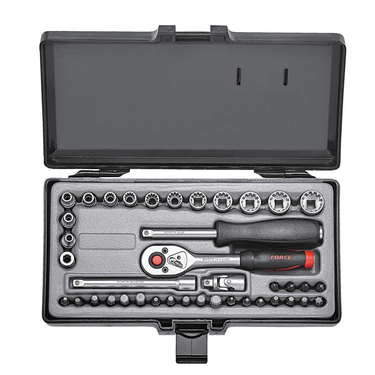 40pc 1/4"DR. Spline socket combination set