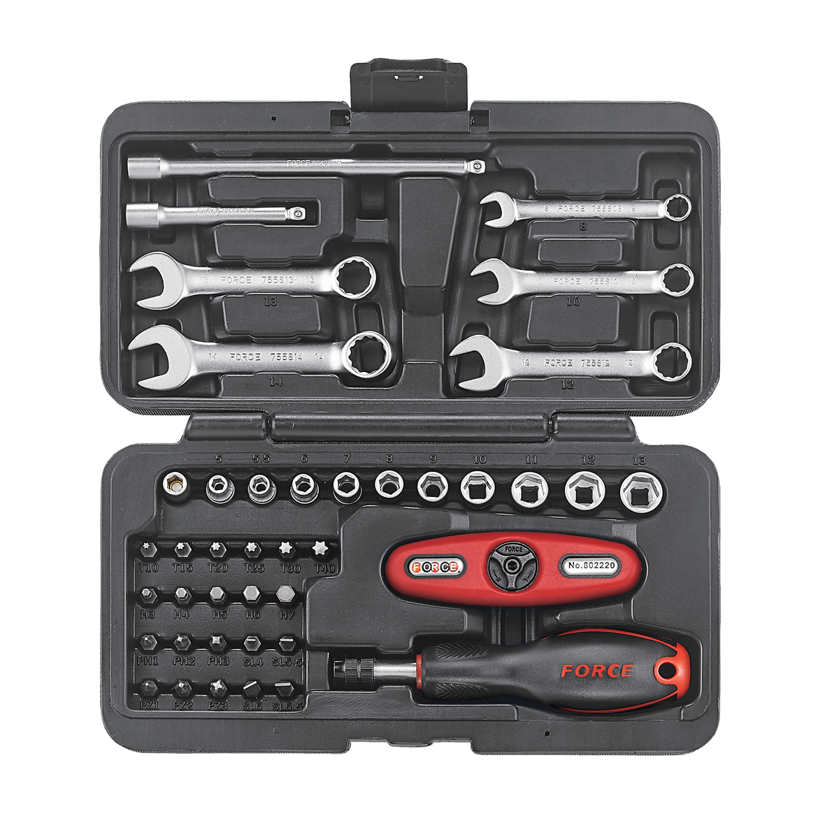 41pc 1/4"DR. Combination set