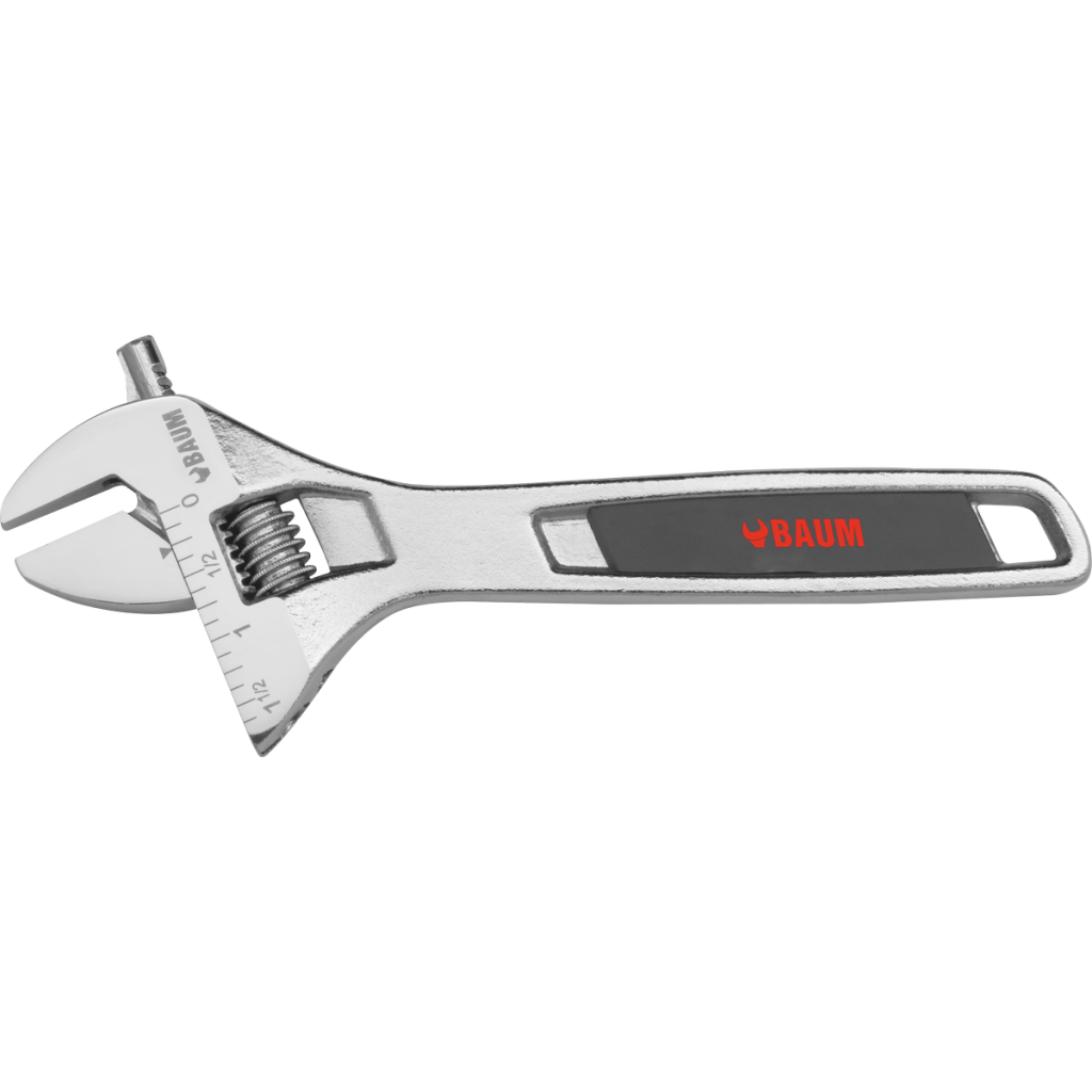 WIDE HANDLE ADJUSTABLE WRENCH HEAVY DUTY