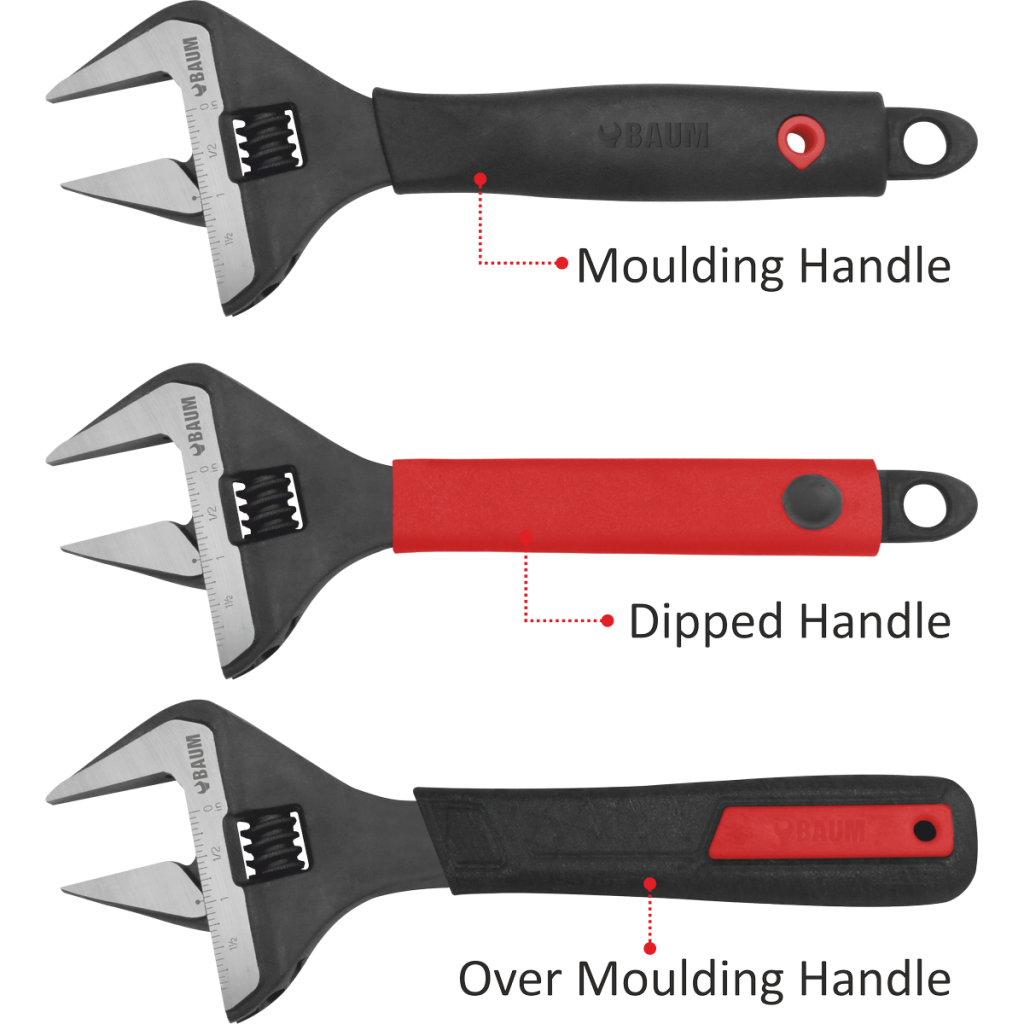 SLIM WIDE JAW ADJUSTABLE WRENCH