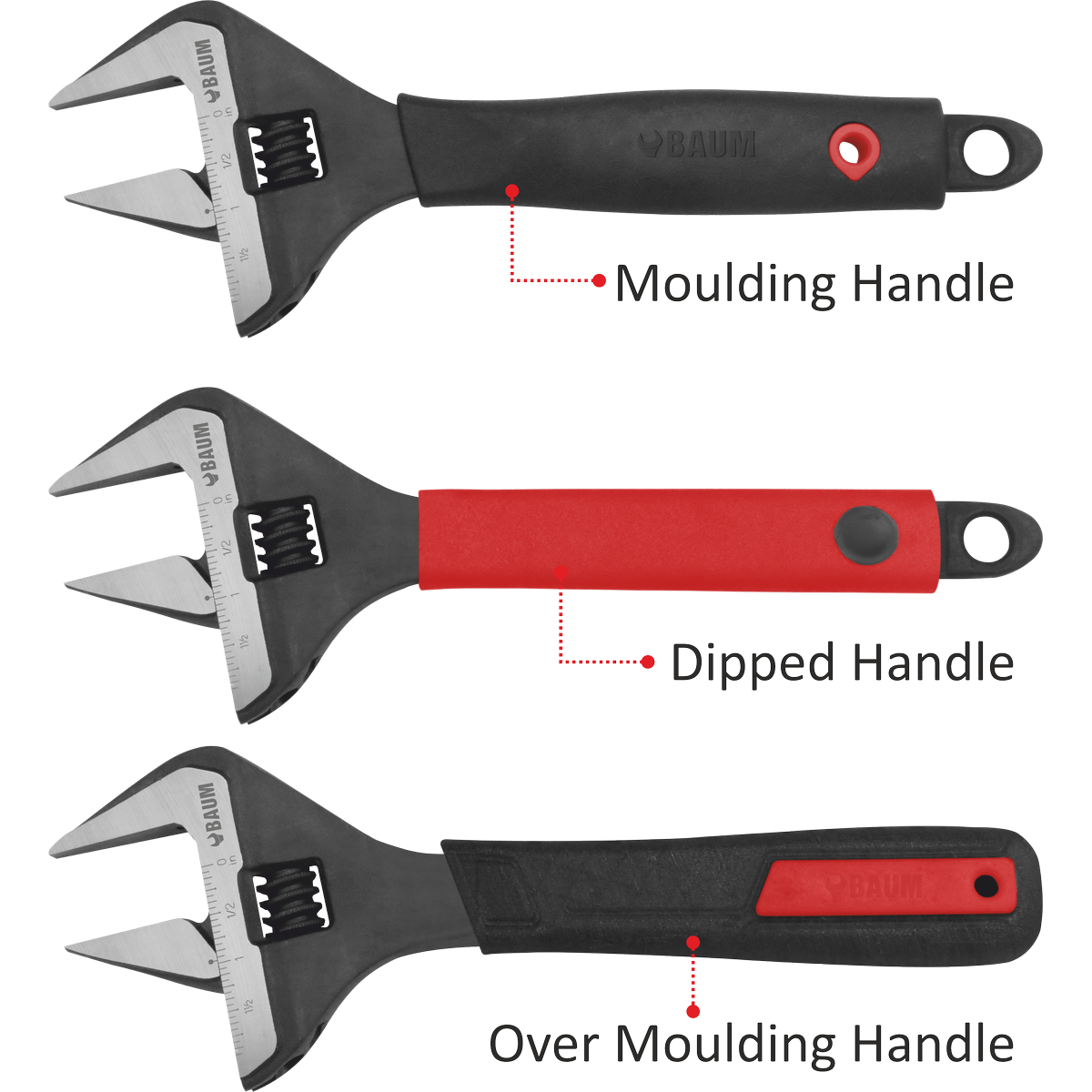 SLIM WIDE JAW ADJUSTABLE WRENCH