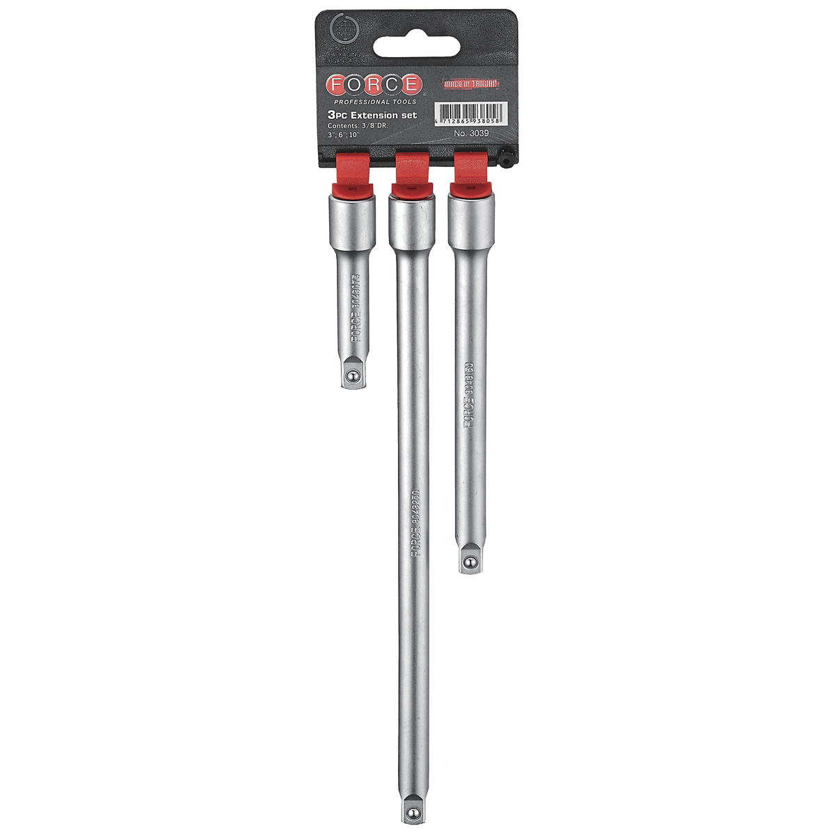 3pc 3/8"DR. Extension set