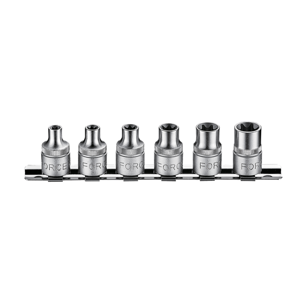 6pc 3/8"DR. Star socket set