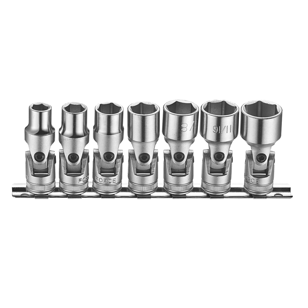 7pc 3/8"DR. Universal socket set (SAE)