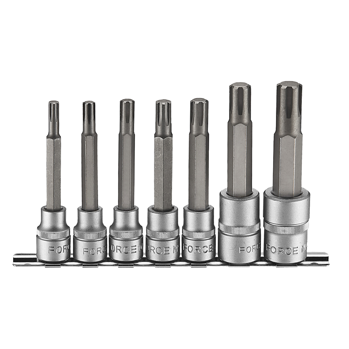 7pc 3/8" & 1/2" Ribe socket bit set