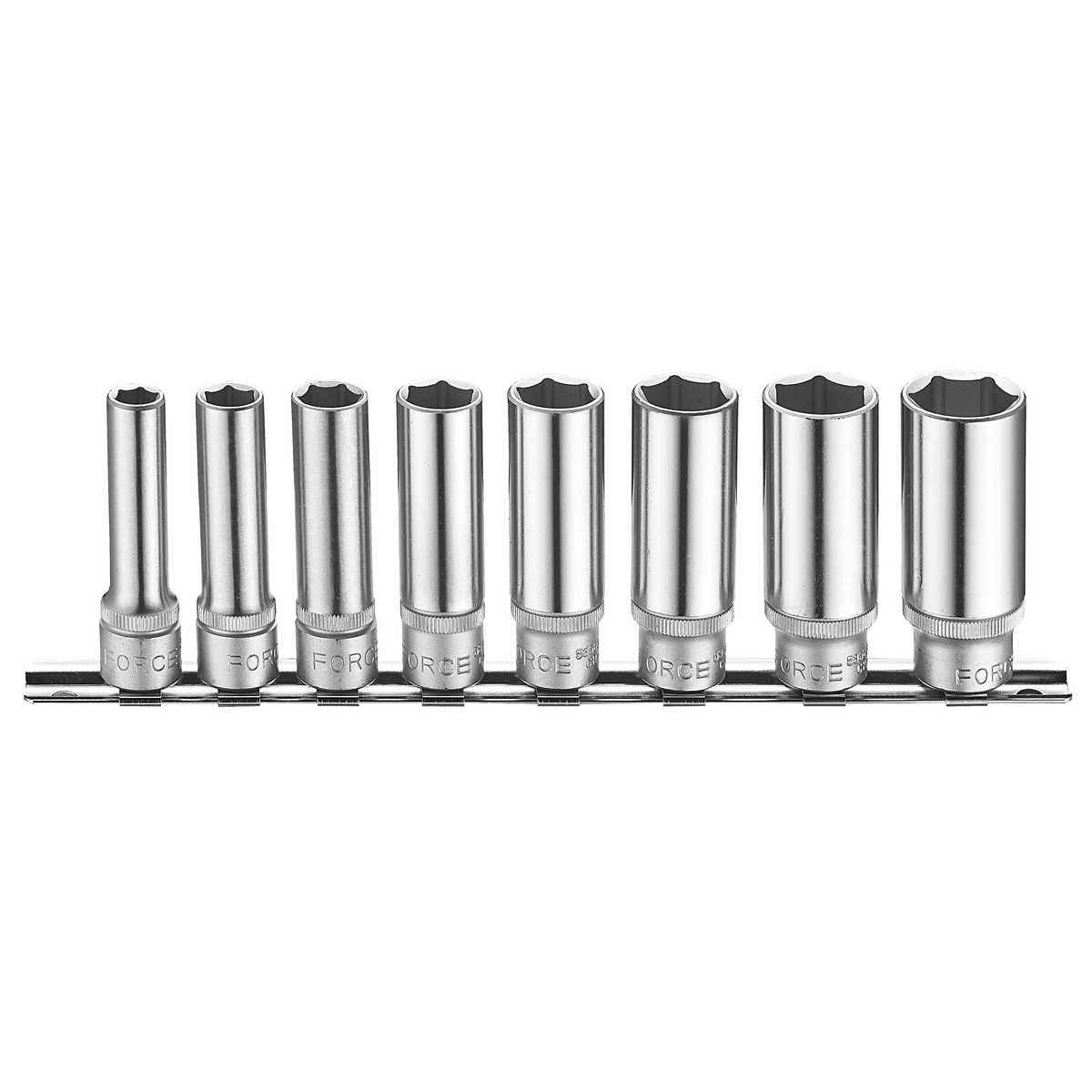 8pc 3/8"DR. 6pt. Flank deep socket set (SAE)