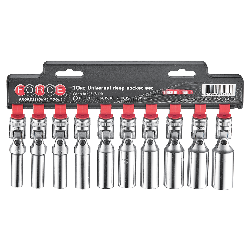 10pc 3/8"DR. Universal deep socket set