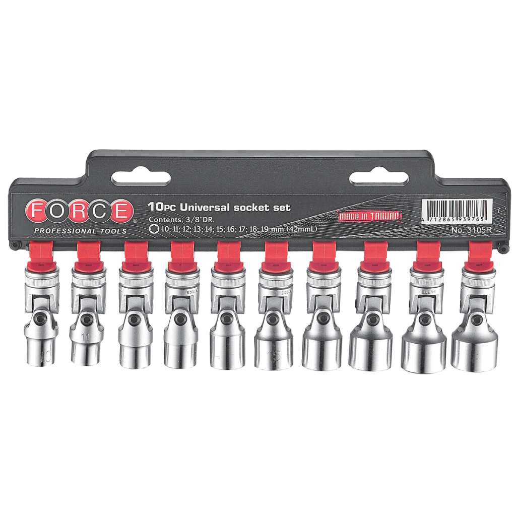 10pc 3/8"DR. Universal socket set