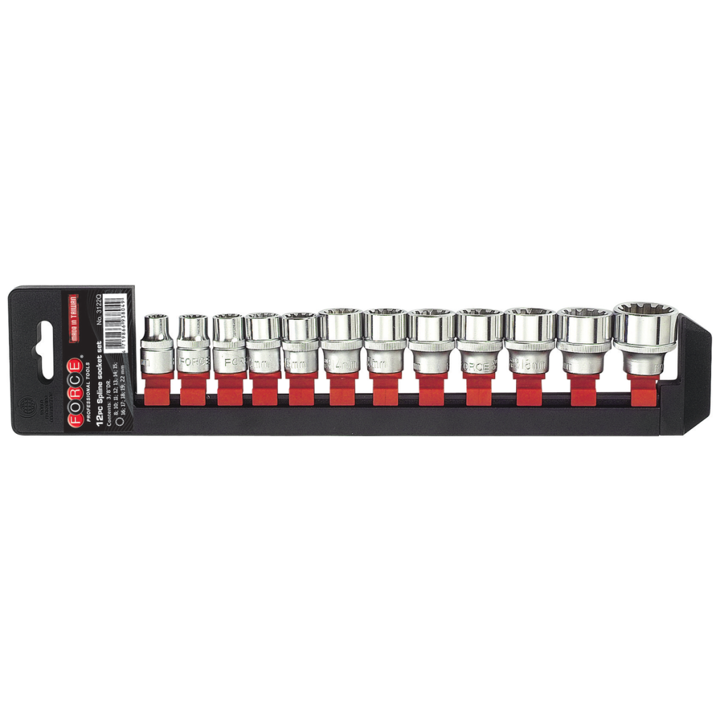12pc 3/8"DR. Spline socket set
