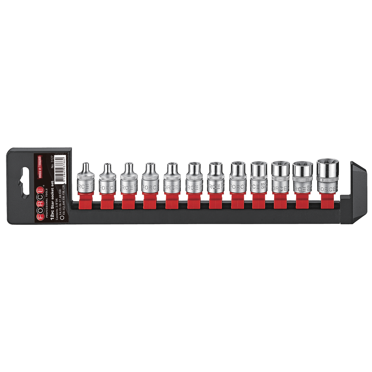 12pc 3/8"DR. Star socket set