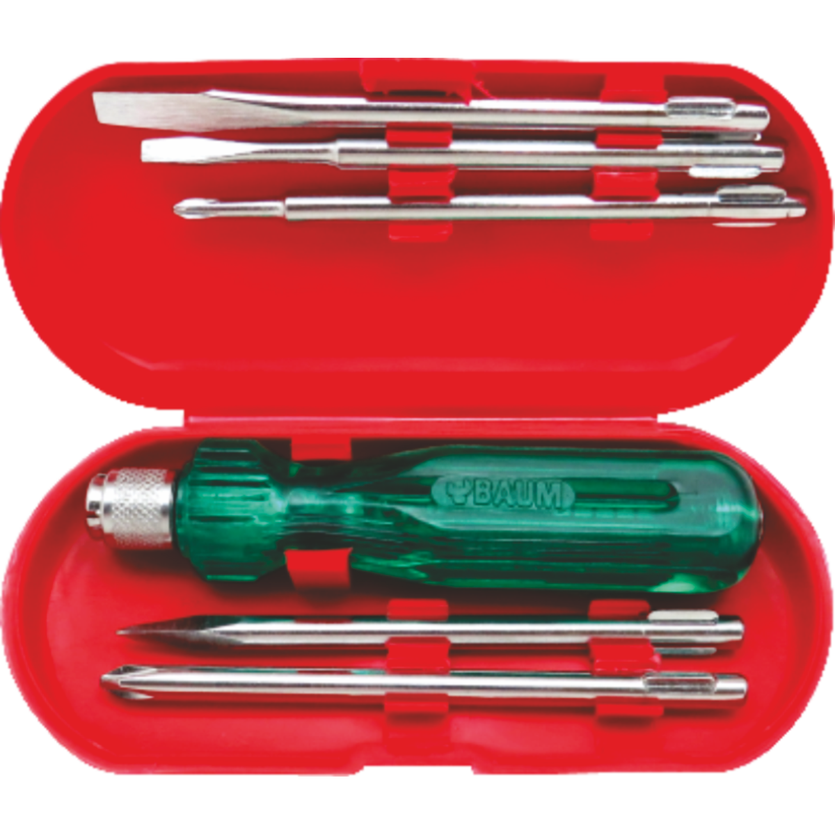 SCREW DRIVER KIT 5-IN-1 ACETATE HANDLE