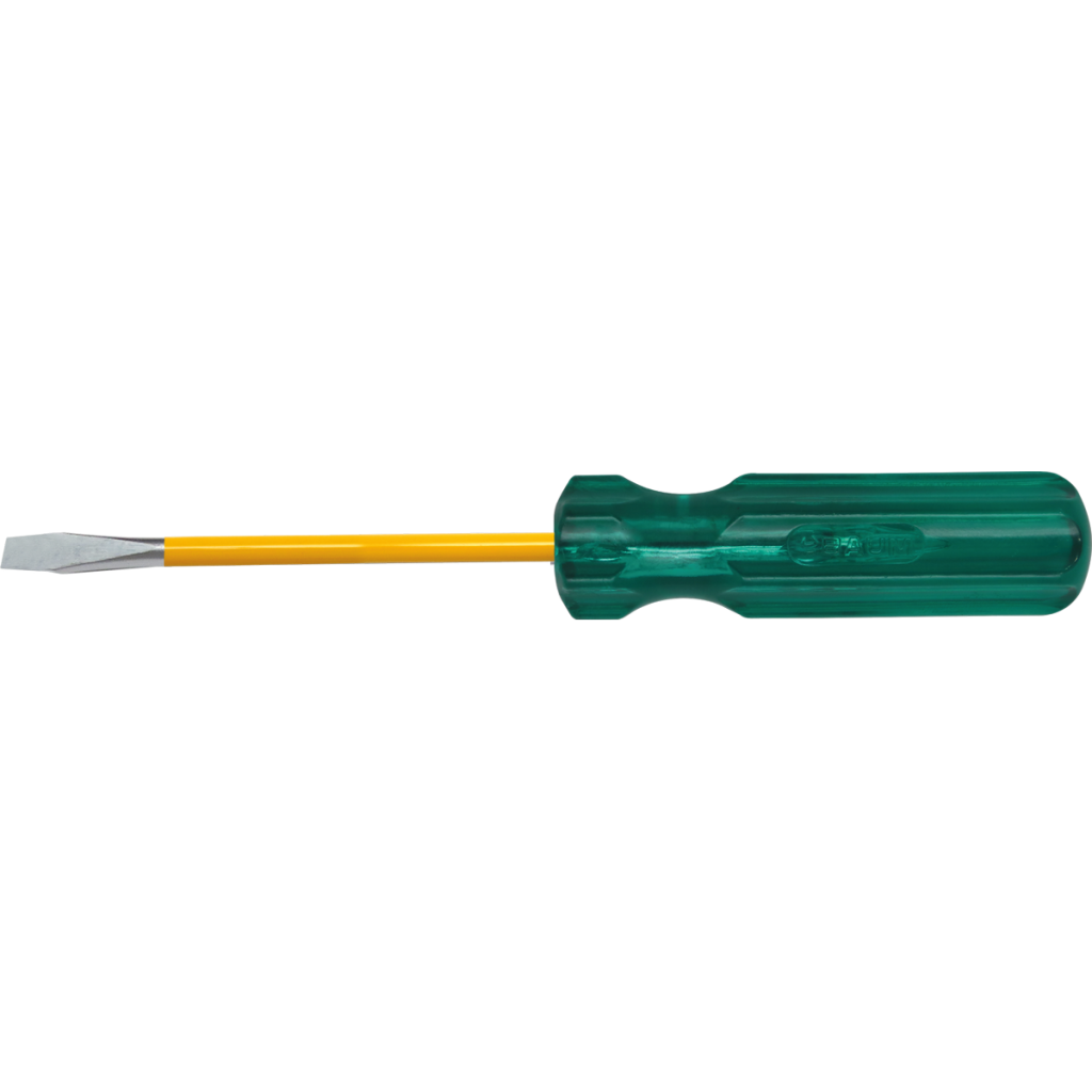 SCREW DRIVER INSULATED TRANSPARENT ACETATE HANDLE