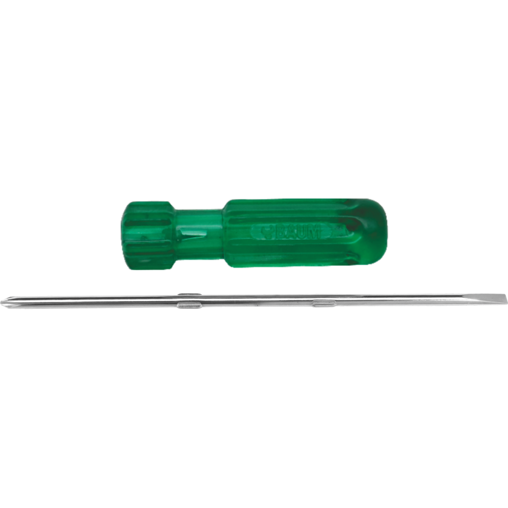 2-IN-1 REVERSIBLE SCREW DRIVER ACETATE HANDLE
