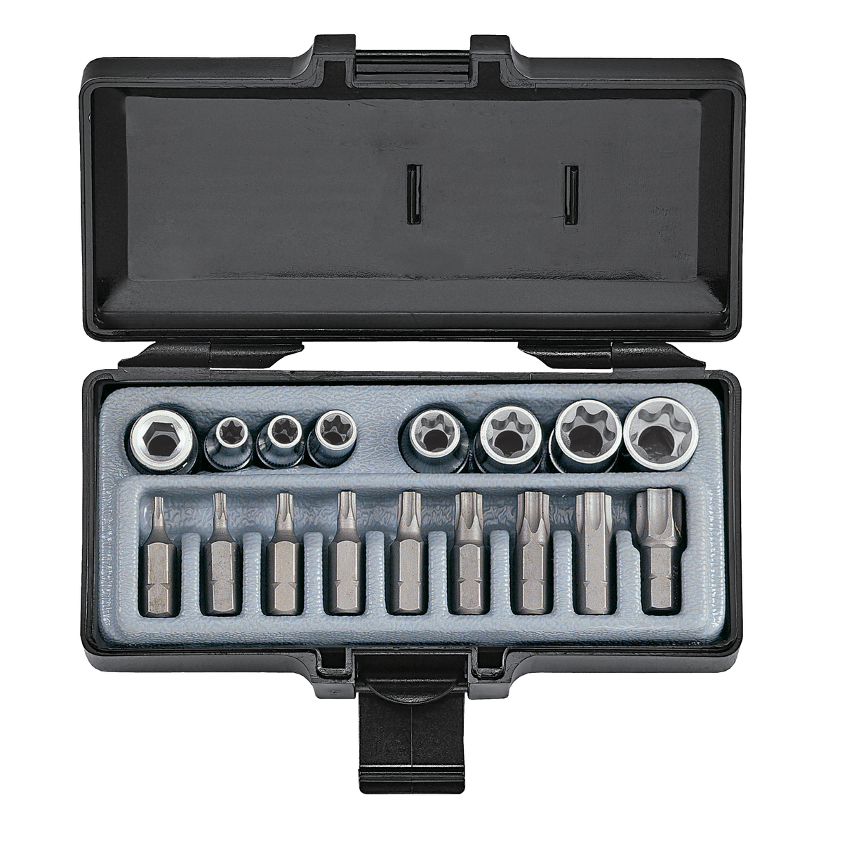 17pc 1/4" & 3/8" Star tamperproof set
