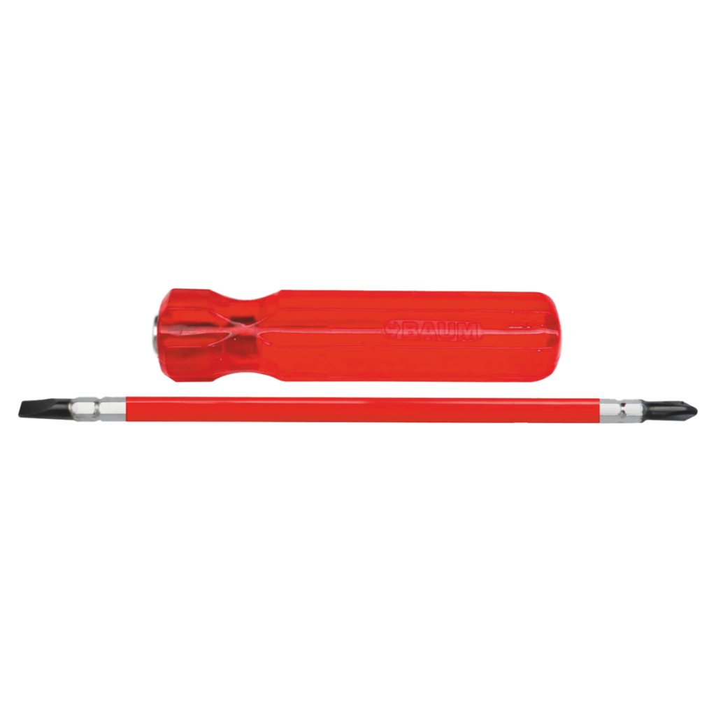 2-IN-1 SCREW DRIVE HEXAGON ROD PVC HANDLE
