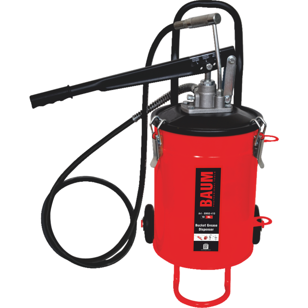 BUCKET GREASE DISPENSER WITH WHEEL