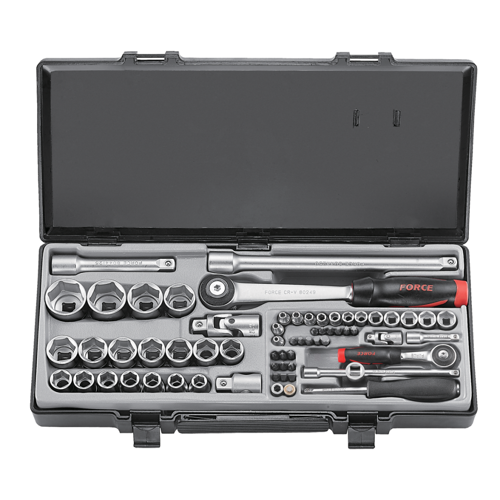 42pc 1/4"DR. 6pt. Flank socket combination set