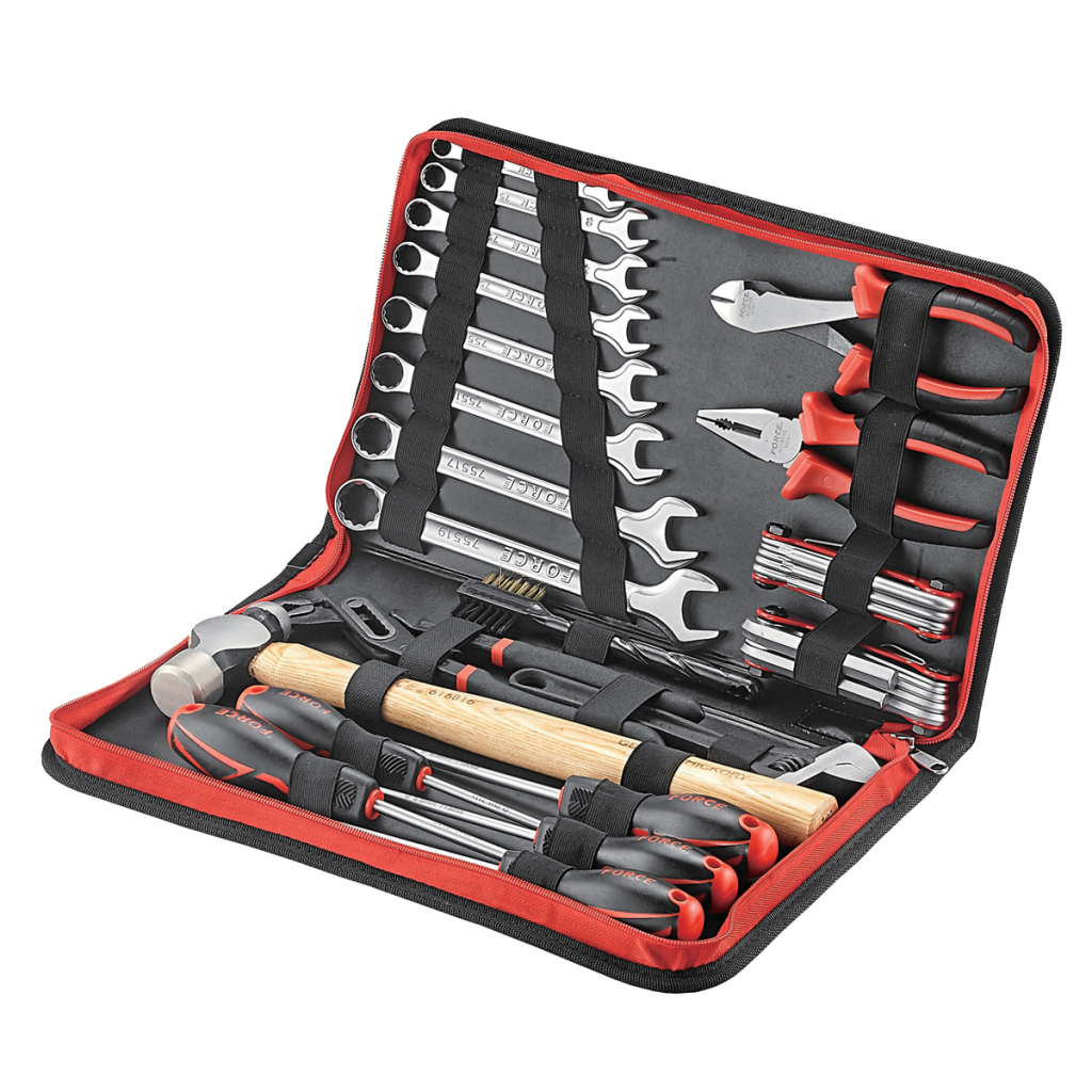 Notebook bag with 34pc tools