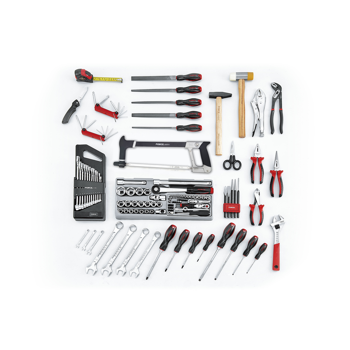 2-Drawer tool cabinet with 129pc tools